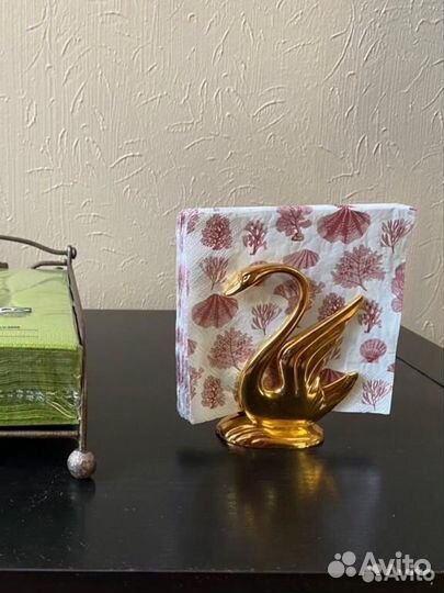 Салфетница металлическая винтаж