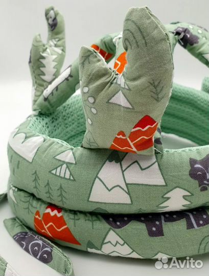 Шапка шлем для малыша противоудврный