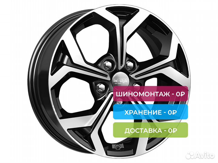R16 5x108 6,5J ET50 63,35 К&К кс878 Алмаз чёрный