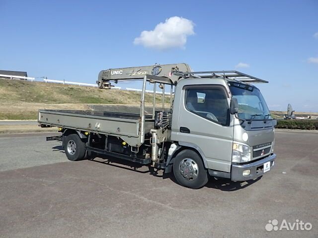 Бортовой грузовик Mitsubishi Fuso Canter с КМУ UNIC, 2003