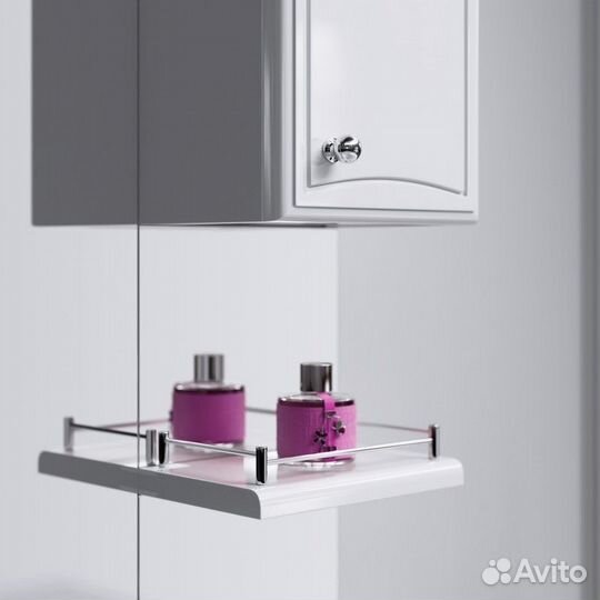 Зеркальный шкаф Aqwella ba.02.55 Белый