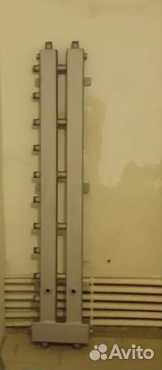 Гидрострелка с коллектором отопления на 6 контуров