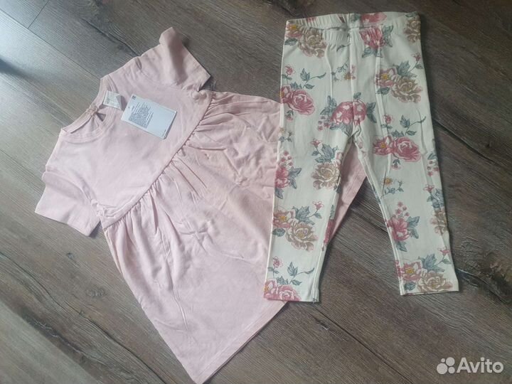 Комплект hm платье+леггинсы