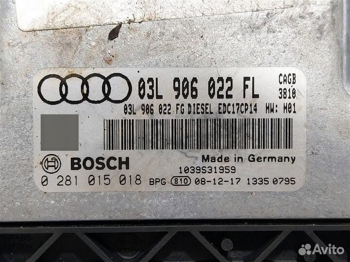 Блок управления двигателем Audi A6 C6 03L906022FL
