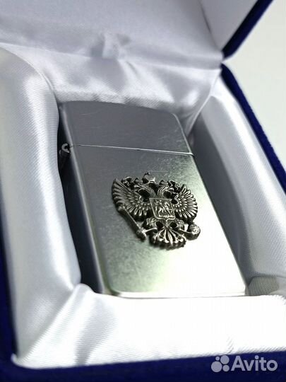 Zippo 1607 Slim Street Chrome Silver 925 оригинал