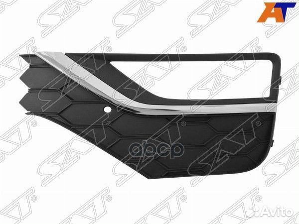 Заглушка в бампер VW amarok 16-20 LH с хром