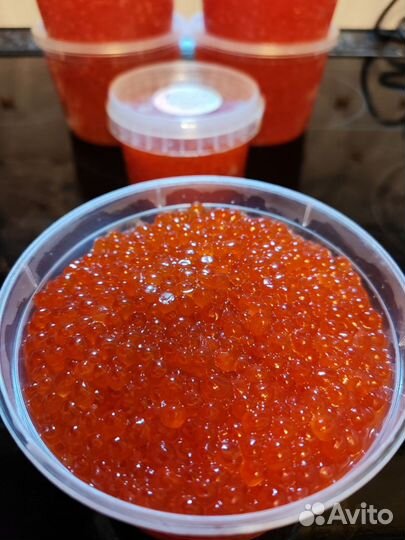 Красная икра кеты премиум