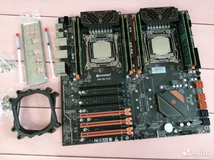 Комплект X99-F8D plus Dual + Xeon E5-2690v3 + 64gb