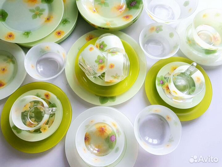 Набор столовой посуды luminarc бу