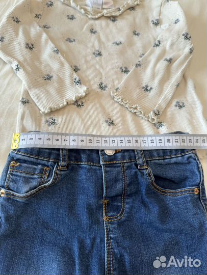 Джинсы Zara на девочку 104