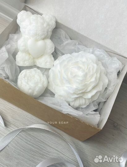 Мыло ручной работы Подарочные наборы Мишки из мыла