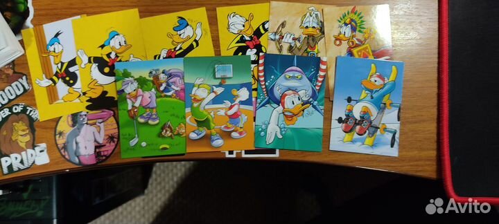 Наклейки и карточки по коллекции 