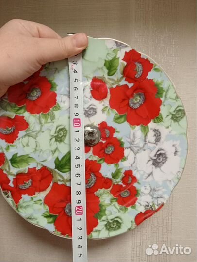 Тарелка двухярусная этажерка (без штанги)