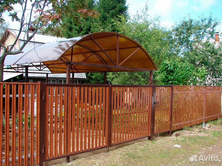 Ворота распашные/ Калитка + Установка + Доставка