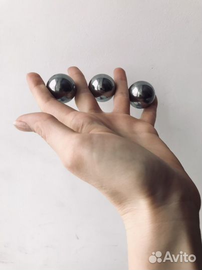 Шары здоровья металлические 3 шт 25 мм