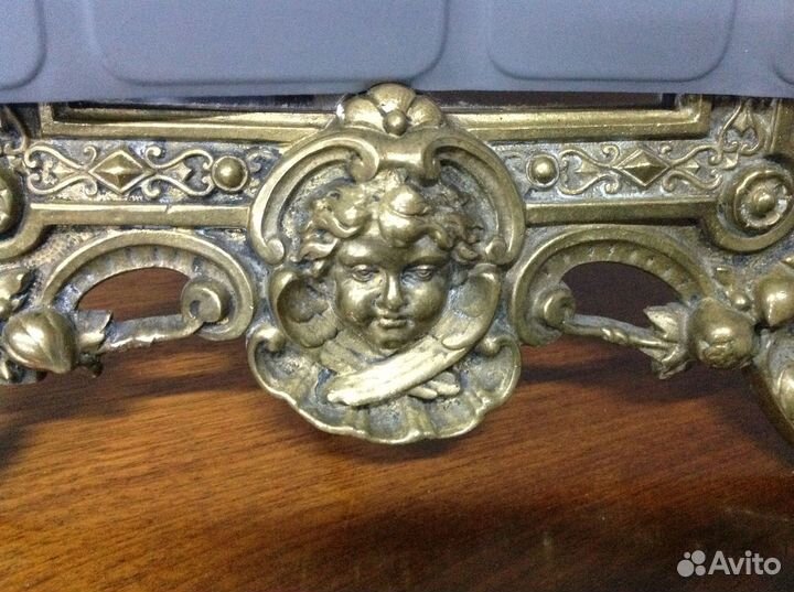 Зеркало старинное настольное в стиле барокко