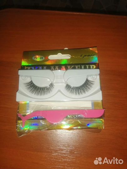 Продаю накладные ресницы с щипцами для ресниц