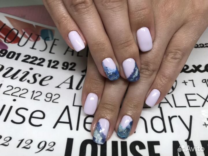 Маникюр с покрытием гель лак