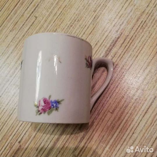 Чашка кофейная антикварная Дулево СССР