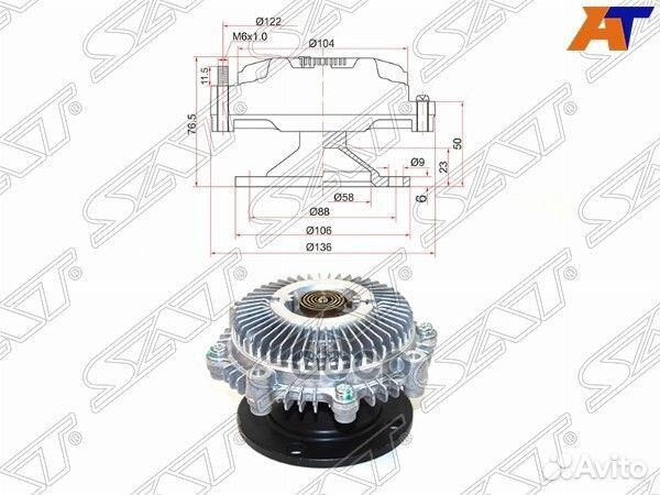 Вискомуфта toyota estima emina/lucida 3C-T#