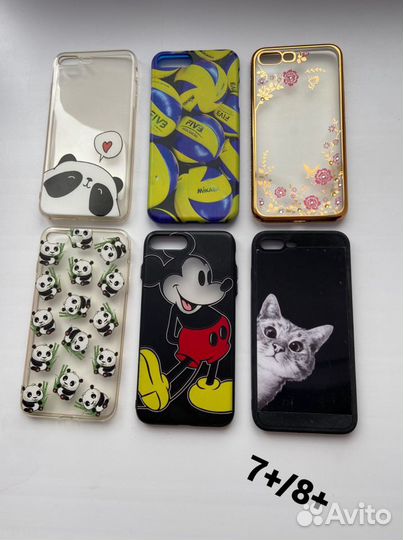 Чехлы на iPhone X, 7+/8+, 6/6s, 5/5s/SE