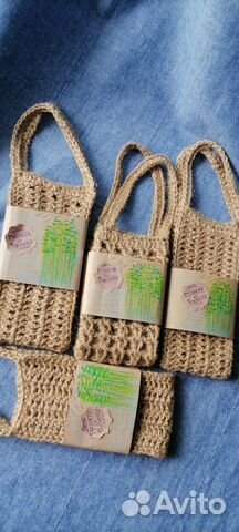 Эко мочалки из джута, коврики, руковички, салфетки