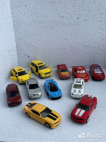 Детские машинки игрушки металлические
