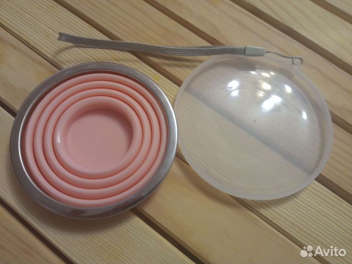 Складной силиконовый стаканчик 250 мл