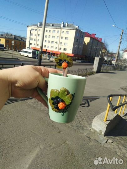 Набор: кружка+ложка 