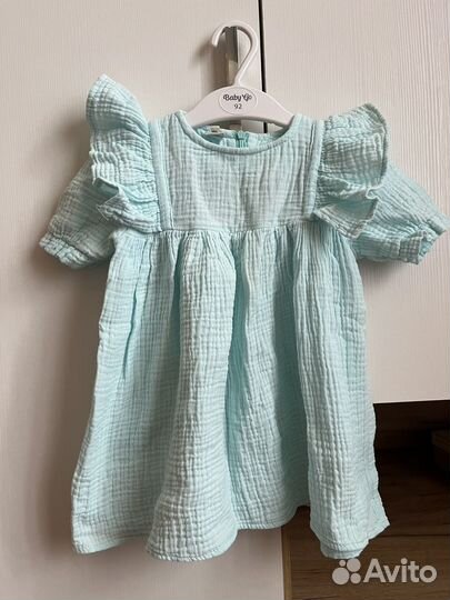 Платье муслиновое 86