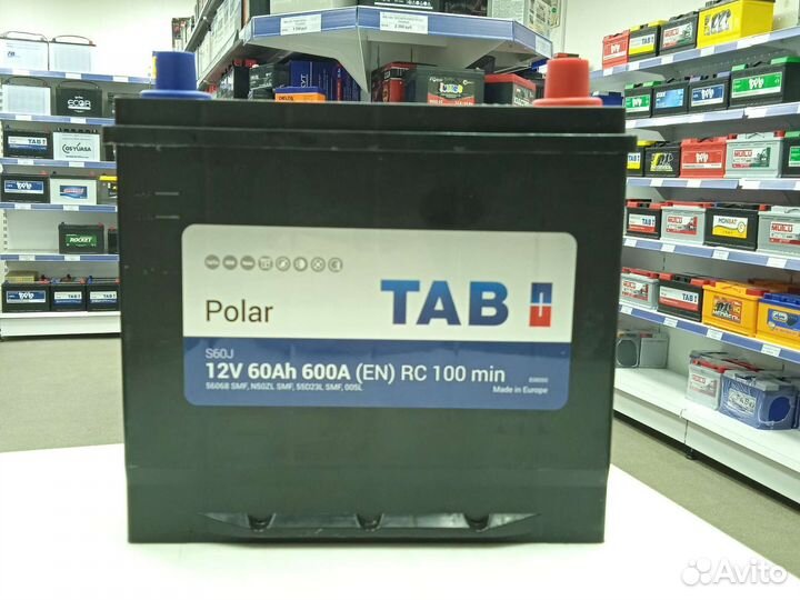Акб 60ач TAB Polar (тип-Asia)