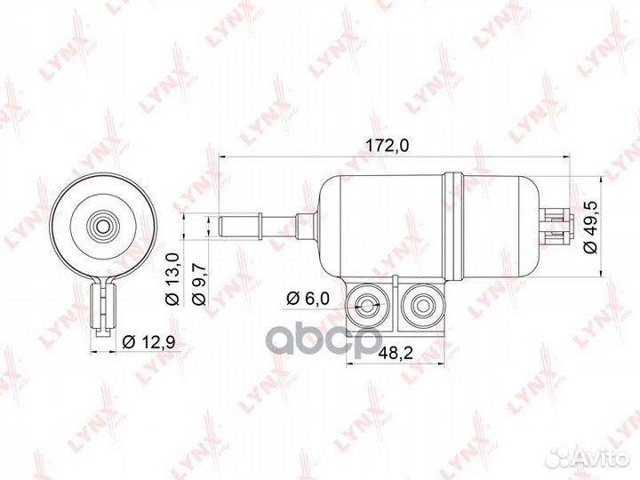 Фильтр топливный honda accord VII 1.6-3.0 (CG