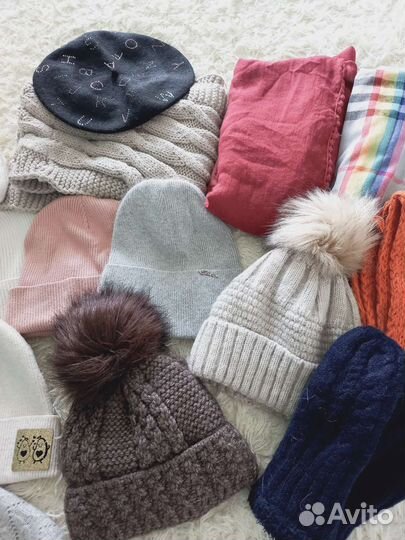 Шапки, шарфы, платки, берет