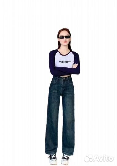 Джинсы прямые