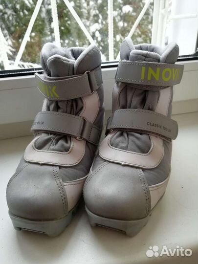 Детские лыжные ботинки 34-34.5 размер