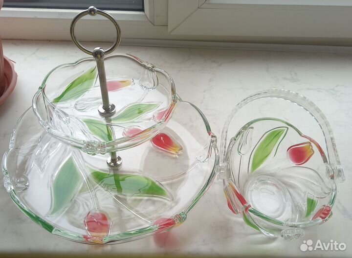 Ваза для фруктов и конфет Walther Glas Германия