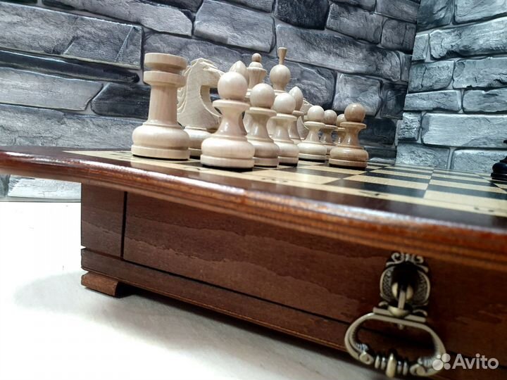 Шахматы деревянные