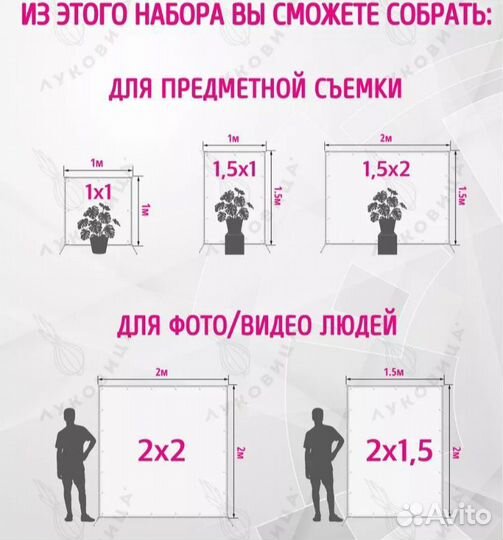 Каркас для баннера 2 на 2,2 на 1,5