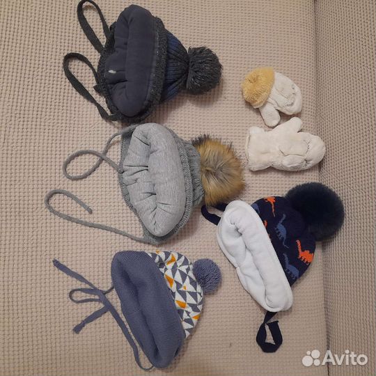 Шапки детские зимние, осенние. На мальчика/девочку