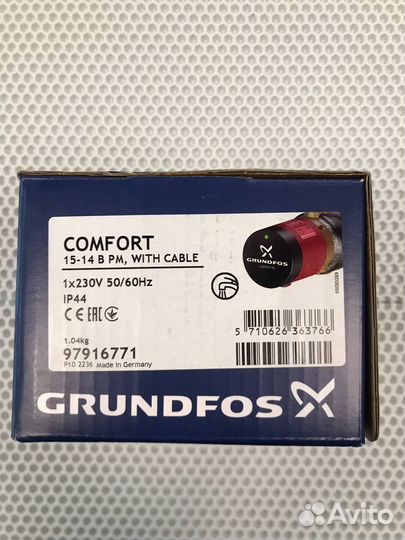 Циркуляционный насос Grundfos comfort 15-14 B PM