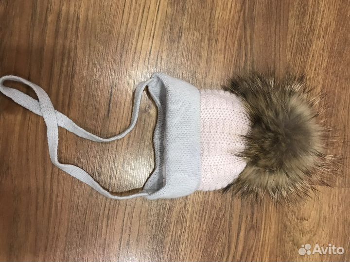 Шапка детская для девочки зимняя