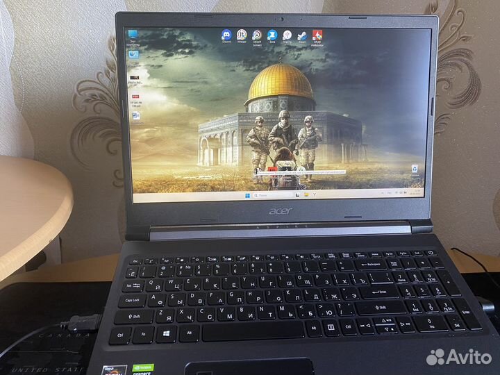 Игровой ноутбук Aser aspire 7