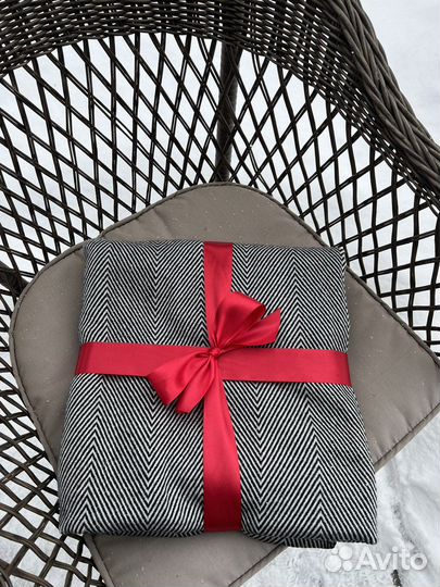 Плед кашемир из Кашмира, Индия Новые 292/146 см