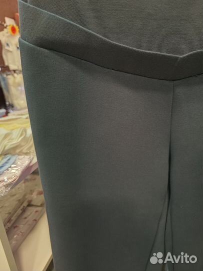 Новые штаны для беременных, серые, р52