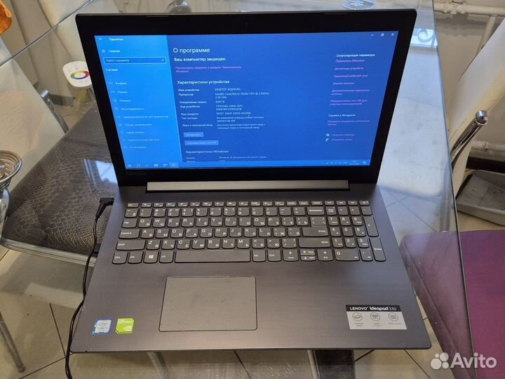 Ноутбук lenovo ideapad 330 15ikb