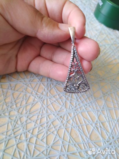 Серьги серебро