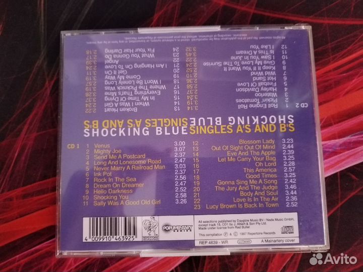Shocking Blue Singles A's And B's (сd, Germany)