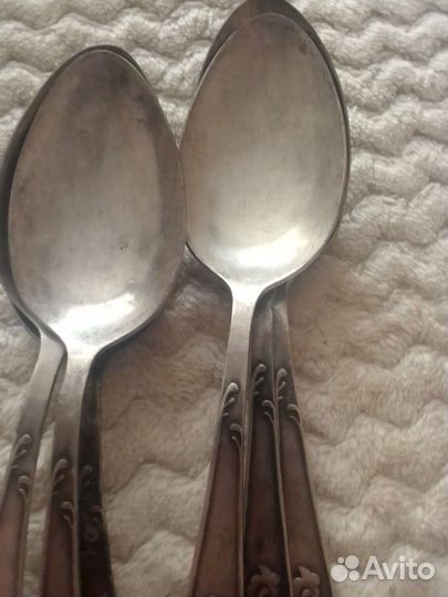 Столовые ложки мельхиор 6 шт