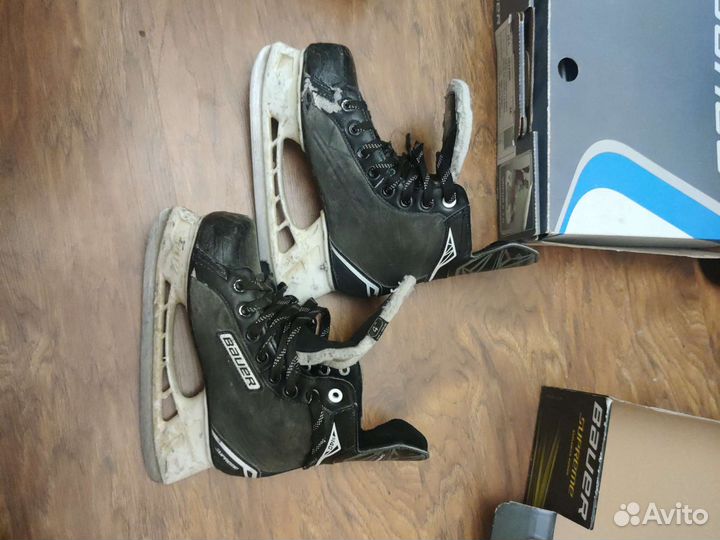 Хоккейные коньки bauer 37.5 размер