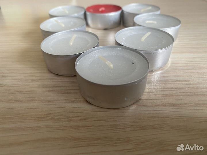 Свечи парафин (8шт)